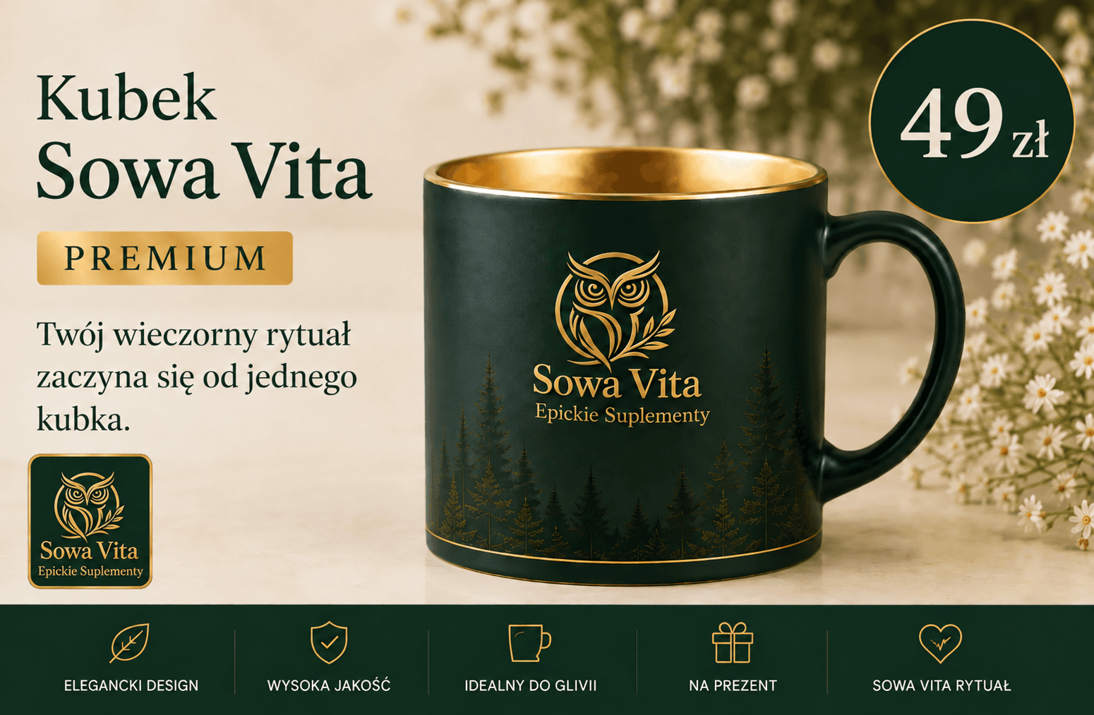 Kubek Sowa Vita