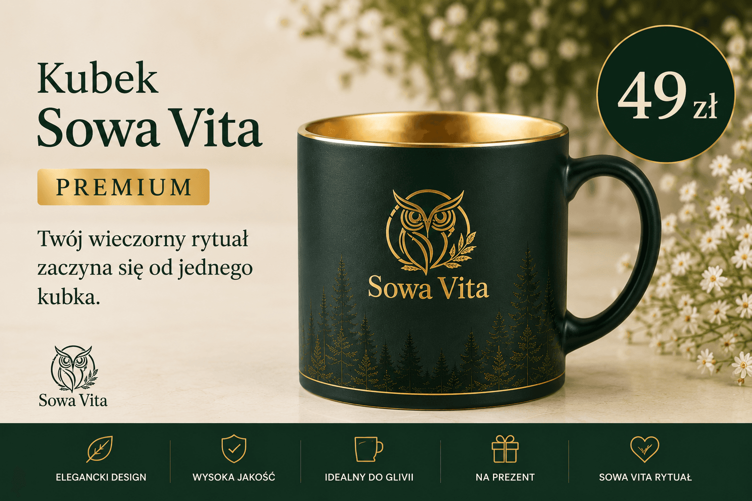 Kubek Sowa Vita